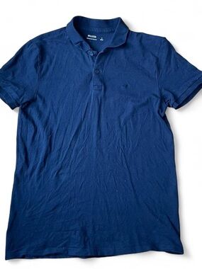 Hollister Men's Dark Blue Polo Shirt
